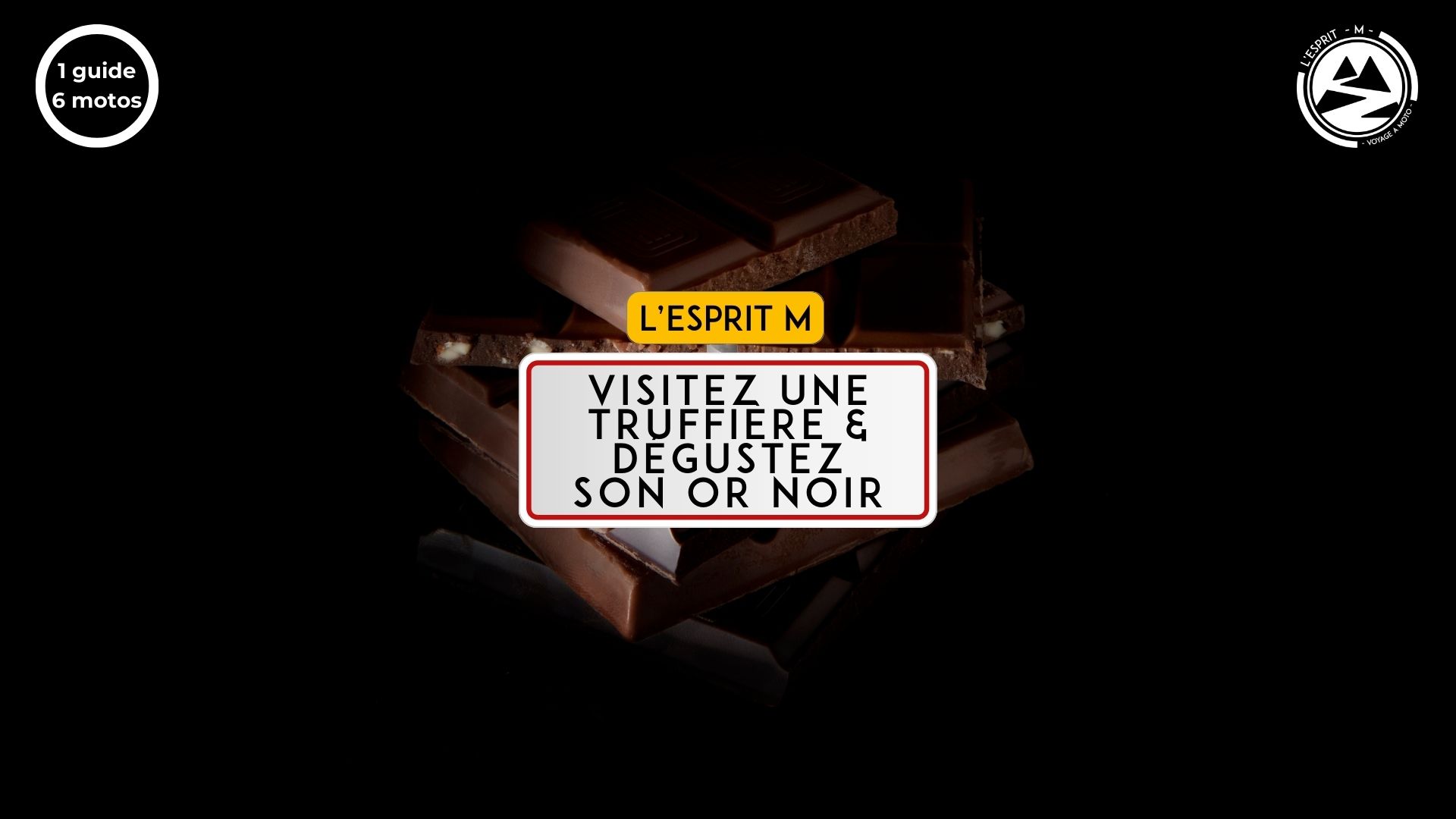 Voyage à moto en Drôme par L'Esprit M - Monkey, Truffe & Chocolat les samedi 31 janvier et vendredi 1er février 2026. Visitez une chocolaterie artisanale, plaisir garanti