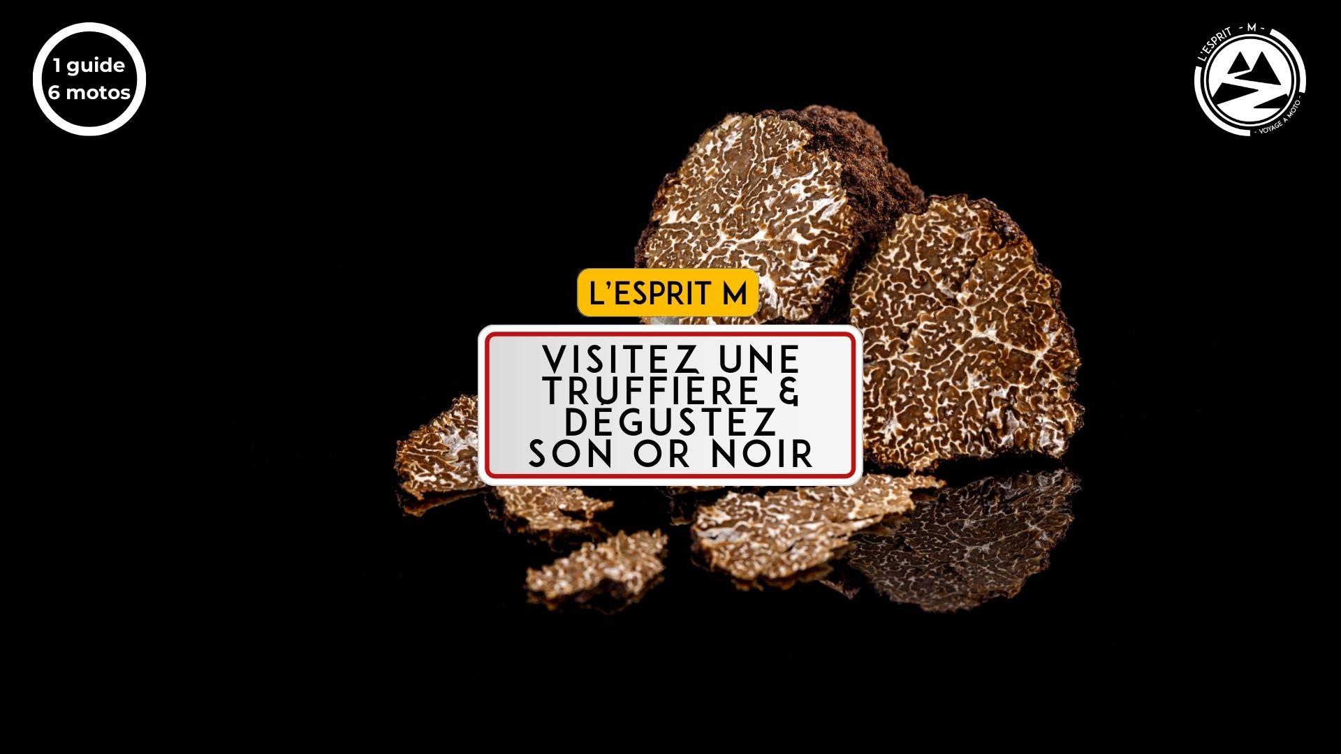 Voyage à moto en Drôme par L'Esprit M - Monkey, Truffe & Chocolat les samedi 31 janvier et vendredi 1er février 2026. Visitez une truffière et dégustez son or noir