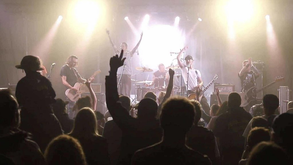 Groupe 21 Grammes sur scène à l'occasion de l'un de leurs concerts